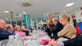 Intervención de los miembros de los Amigos de San Antón durante la 46 Cena Jocosa.