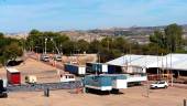 Panorámica del ferial el martes. / Fotografía y vídeo Jason Moyano / Diario JAÉN.
