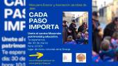 Cartel de la caminata por el Camino Morárabe. 