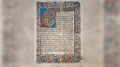 Carta de confirmación expuesta por el 1.200 aniversario de la capitalidad de Jaén. 