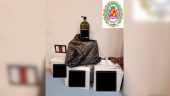 Aceite recuperado por la Policía Local de Jaén. 