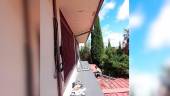 Obras de intervención en una de las cubiertas del “Serrano de Haro”. / Ayuntamiento de Jaén. 