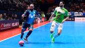 El portugués Ricardinho realiza una jugada en un anterior partido con el Palma Futsal.