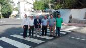 OBRAS. Moreno y Estrella, con otros responsables provinciales y locales. 