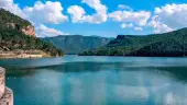 Pantano del Tranco de Beas en el pasado mes de marzo.
