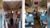 Estado de los pasajeros del tren Jaén-Madrid que partió desde la capital jiennense a las 17:20 horas de esta tarde. / Diario JAÉN.