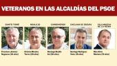 Alcaldes más veteranos del PSOE.