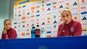 Alexia Putellas, en la rueda de prensa. / RFEF vía Europa Press.