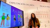 María Dolores Ruiz durante la presentación. / Diputación de Jaén.