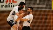 DERROTA. Los jugadores de Rivas Futsal celebran uno de los goles contra el Software DelSol.