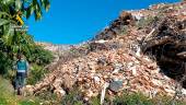 Vertido de residuos de obras en Málaga. / Guardia Civil.