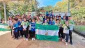 Fotografía de familia con los medallistas de las categorías disputadas en el Campeonato de Andalucía Base de Selecciones Provinciales.