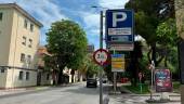 Señal de aparcamiento en la calle Baeza de Jaén. / Ayuntamiento de Jaén.