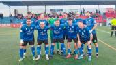 Once inicial del Atlético Porcuna en el partido en Torre del Mar.