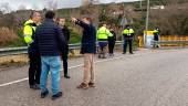Julio Millán visita la zona de Los Puentes para comprobar la situación. / Ayuntamiento de Jaén.