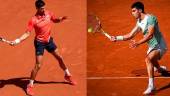 Novak Djokovic y Carlos Alcaraz. / Archivo Europa Press.