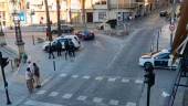 Dispositivo de la Guardia Civil en la calle Álamos.