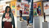 La artista Elena Berasttegui y su proyecto artístico “Red Star”.