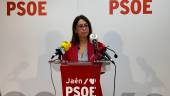 África Colomo, durante una rueda de prensa. / Eva Ercolanese / PSOE / Europa Press.