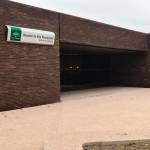Entrada principal al hospital de Cazorla, donde está el centro de salud desde el pasado abril. / Junta de Andalucía. 