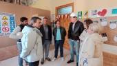 Visita a los trabajos que se acometen en el CEIP Jesús María antes de la vuelta a la normalidad. / Ayuntamiento de Jaén.