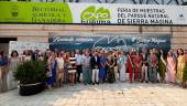 Foto de familia de la inauguración de la 40 edición de Expohuelma. / Álvaro Guzguti / Diario JAÉN. 