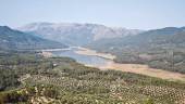 Estado del pantano del Tranco, a 28 de junio.