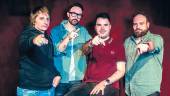 Los miembros de Supersubmarina, Jaime, Juanca, José “Chino” y Pope.