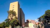 El Hospital Universitario de Jaén, con el Materno-Infantil en primer plano y el Médico-Quirúrgico al fondo. Archivo.