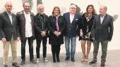 GALERÍA. Pedro Cintero, Javier Flores, Francisco Lara, Ángeles Isac, gerentes de la empresa y Eduardo Palomares. 