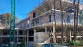 Imagen de archivo de las obras de construcción del centro de salud Alameda, sobre el aparcamiento sin terminar de La Alameda. / Europa Press.