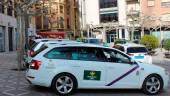 Parada de taxis frente a la Diputación de Jaén. Archivo. / Ayuntamiento de Jaén.