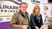 Juan Fernández y Juana Cruz, en una de las ruedas de prensa ofrecida por ambos hace algunos meses. 