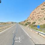 Kilómetro 55, de la A-44, sentido Jaén, en el término municipal de Pegalajar. / Google Maps.