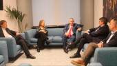 Reunión entre Santos Cerdán y Puigdemont. / Junts. / Europa Press.