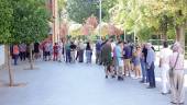 Cola para comprar las entradas del ciclo taurino de San Lucas 2023.