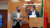 Francisco Lechuga y Julio Millán, en la rueda de prensa de presentación de los proyectos que se quieren financiar con los fondos Next Generation.