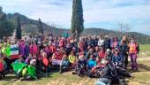 FOTO DE FAMILIA. Montañeras que asistieron a las jornadas en Cazorla.