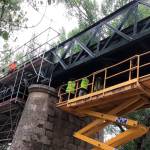 Imagen de archivo de la reparación de un puente. / Junta de Andalucía.