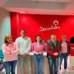Nueva ejecutiva del PSOE de Lopera con Isabel Uceda como secretaria general. / PSOE de Jaén.