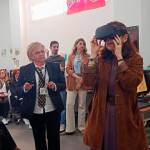 Visita de Rocío Blanco a Rus, este lunes. / Adrián Claudio Bonache / Diario JAÉN.