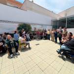 El presidente de la Diputación de Jaén, Paco Reyes, en su visita a la sede de Aspramif. / Diputación de Jaén.