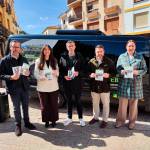 Javier López; María Dolores Ruiz; el teniente de alcalde Francisco Villar; José Soriano, portavoz de la Agrupación local del PSOE y Ana María Gómez.