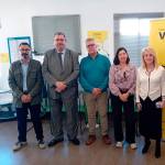 Javier Calvente durante la inauguración del Punto Vuela en Albanchez de Mágina. / Junta de Andalucía.