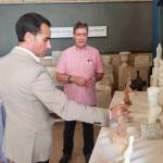 Francisco José Solano en la escuela de arte de la capital. / Junta de Andalucía.