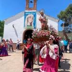 Santa Quiteria, en procesión por Sorihuela de Guadalimar. / Elisabeth Ruiz / Diario JAÉN. 