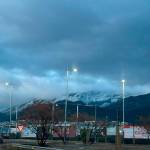 Vistas de la sierra nevada tras la ciudad de Jaén de estos días anteriores. / Diario JAÉN.