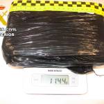 Cocaína incautada por la Guardia Civil en Baeza. 
