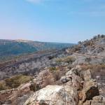 Estado del paraje “Peñón del Tamujar”, esta tarde. / Infoca.