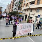 Cartel durante la manifestación del 8-M, en Jaén. / Ana Isabel Bravo / Diario JAÉN.